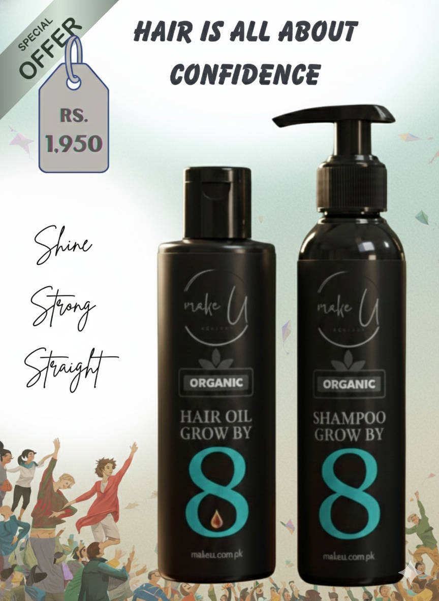 Transform Your Hair with Organic Oil & Organic Shampoo: The Ultimate makeU Hair Care Duo