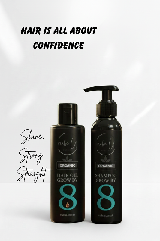Transform Your Hair with Organic Oil & Organic Shampoo: The Ultimate makeU Hair Care Duo