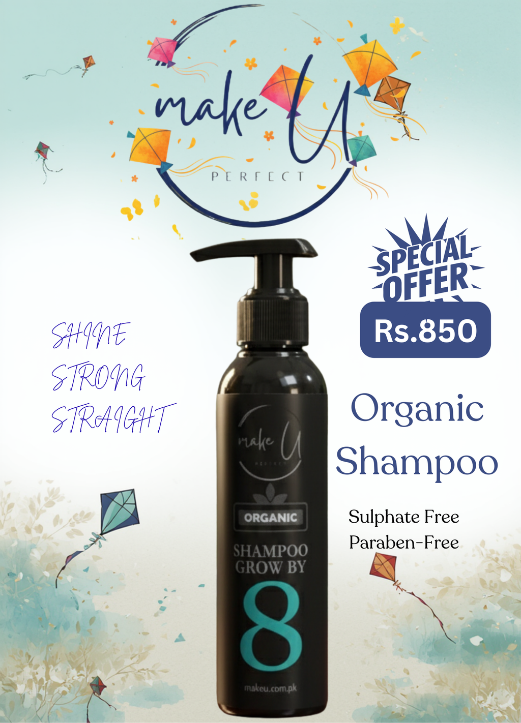Grow by 8 Organic Shampoo