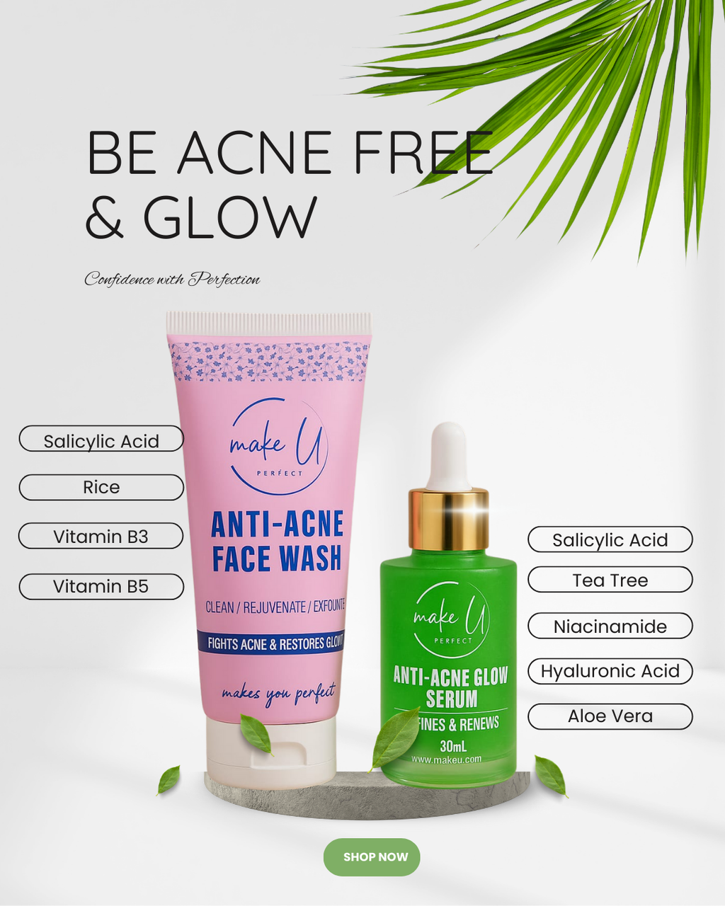 makeU Anti Acne 2-Step Solution