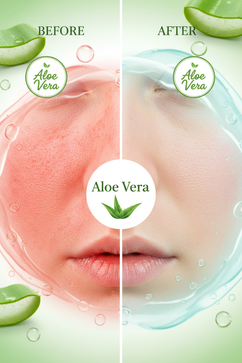 Aloe Vera Before After