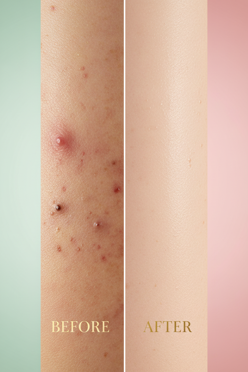 Before & After Anti-Acne Effect