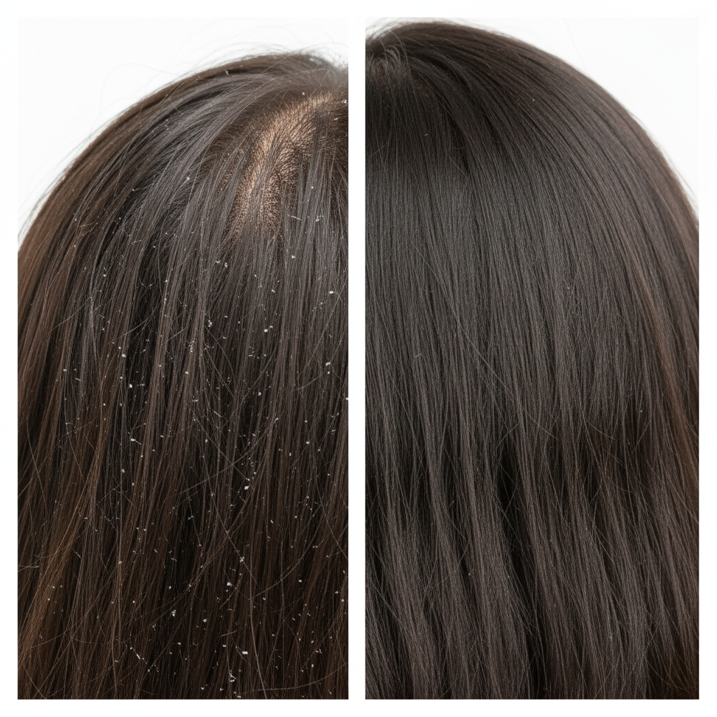 Hair Before & After Comparison