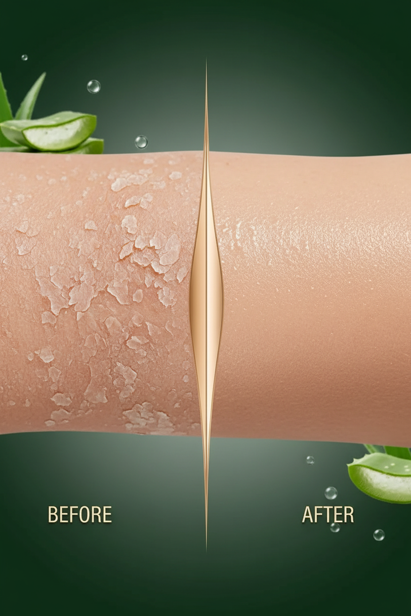 Hydration Glow Before After