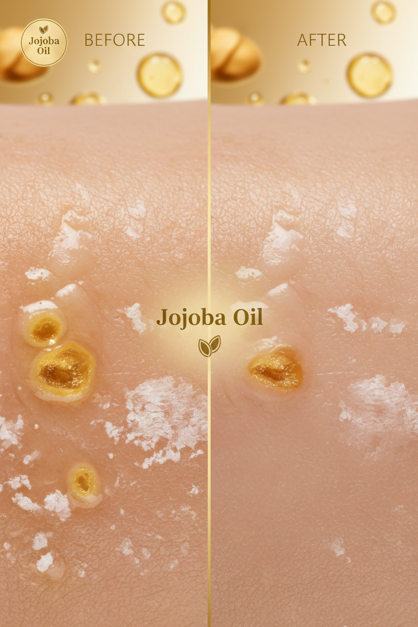 Jojoba Oil Before After