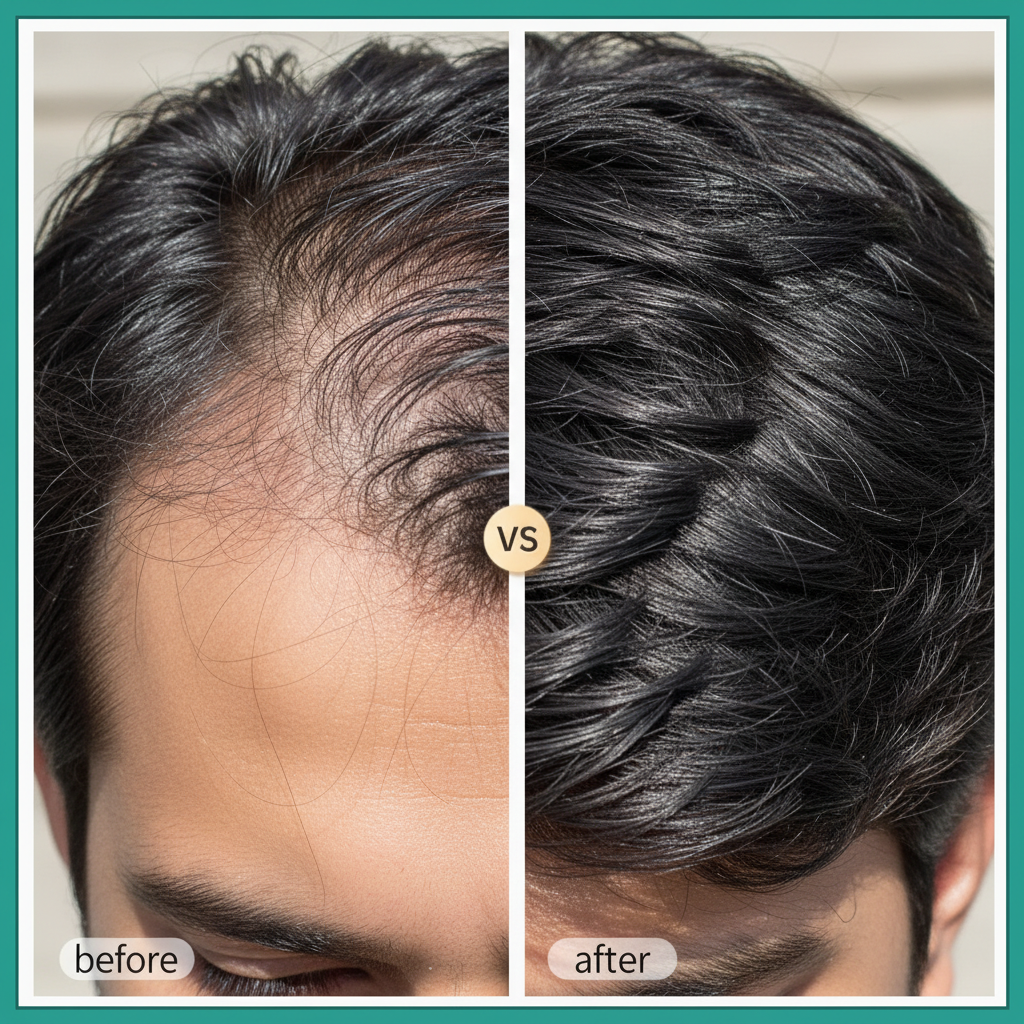 Men Hair Before After