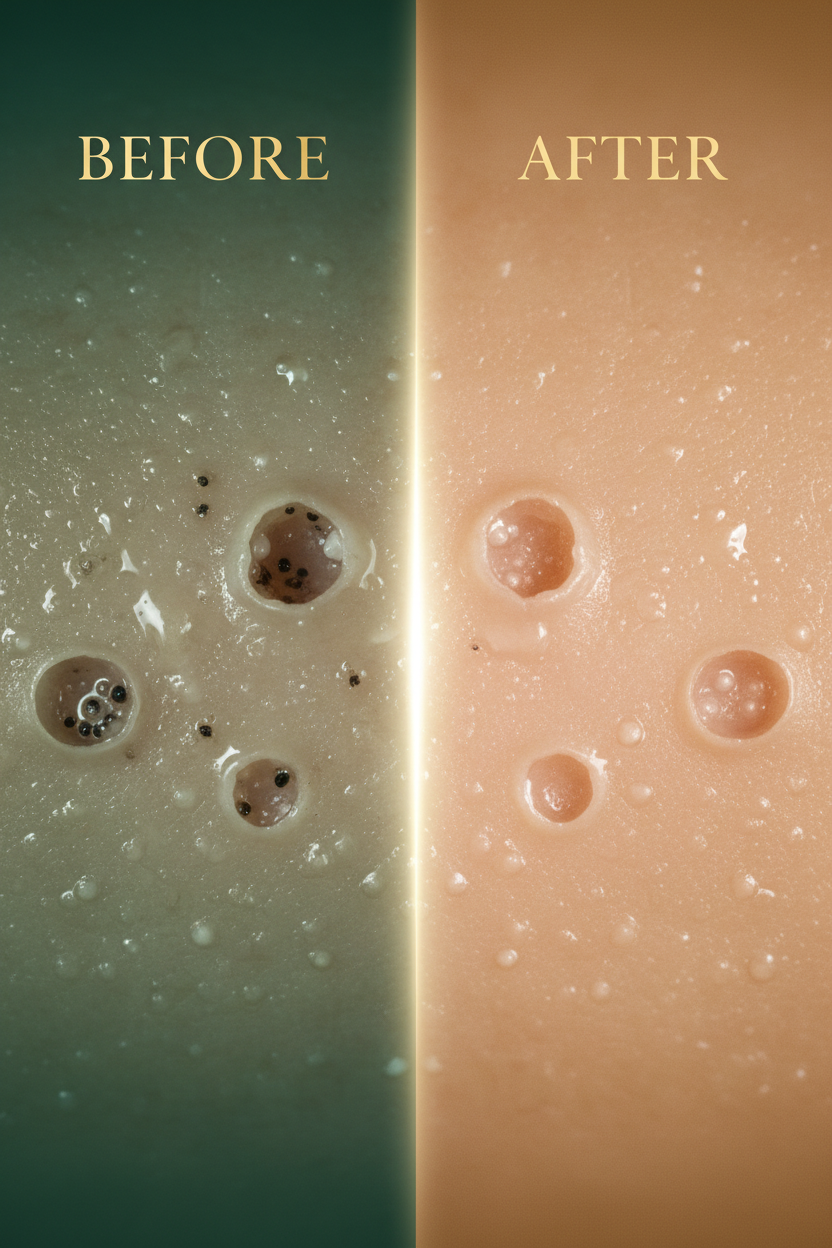 Pores & Oil Control Before After