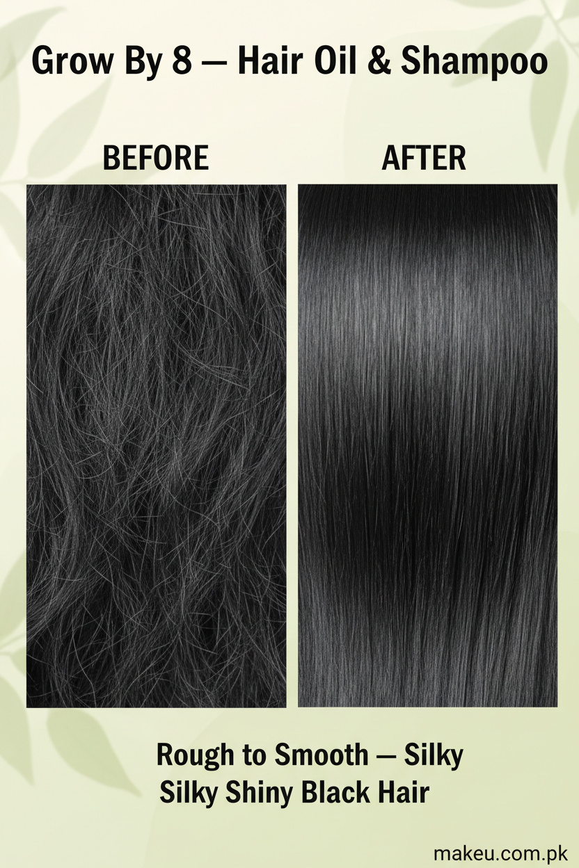 Rough to Smooth Black Hair